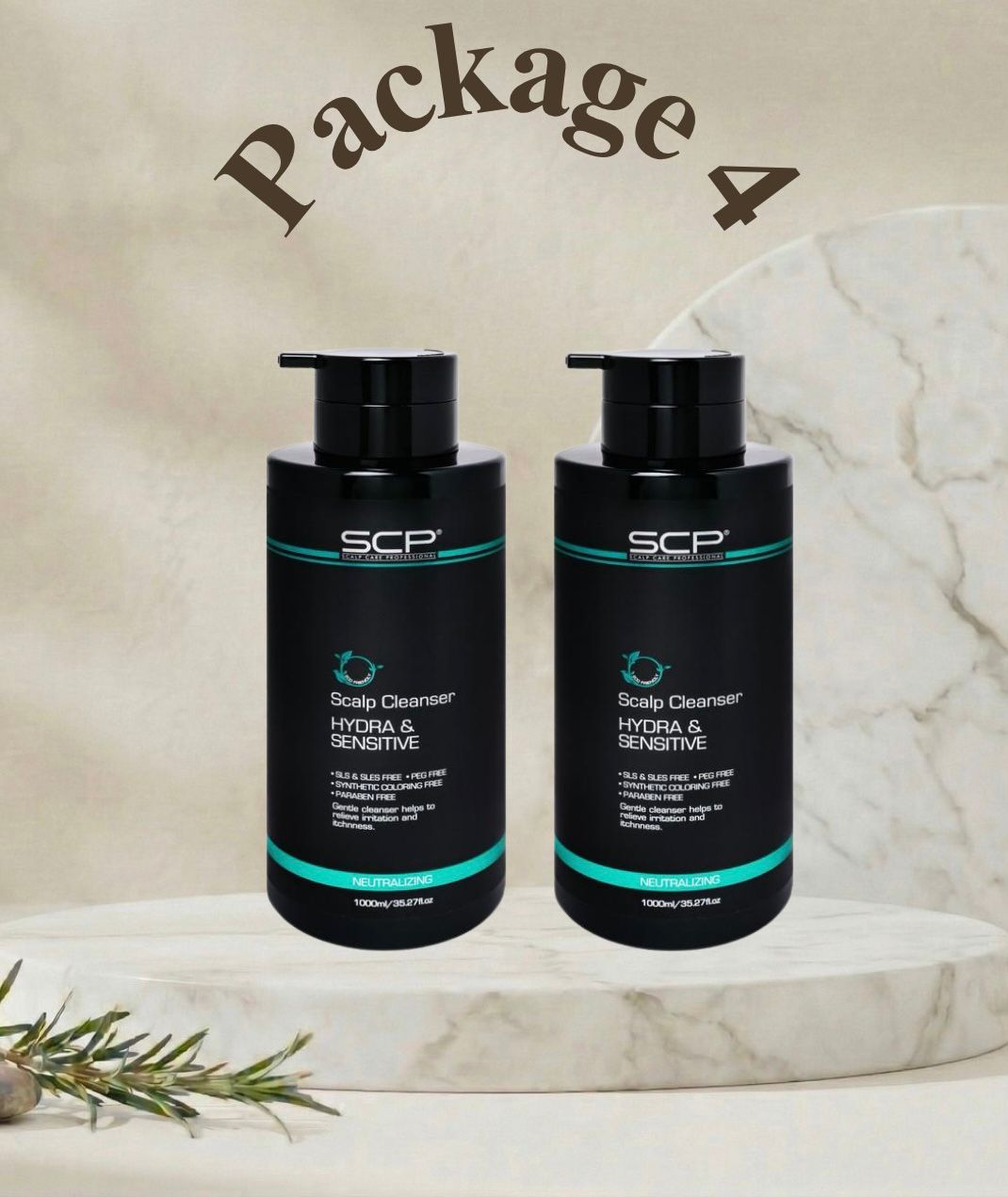 SCP Hydra & Sensitive Scalp Cleanser 1000ML X 2